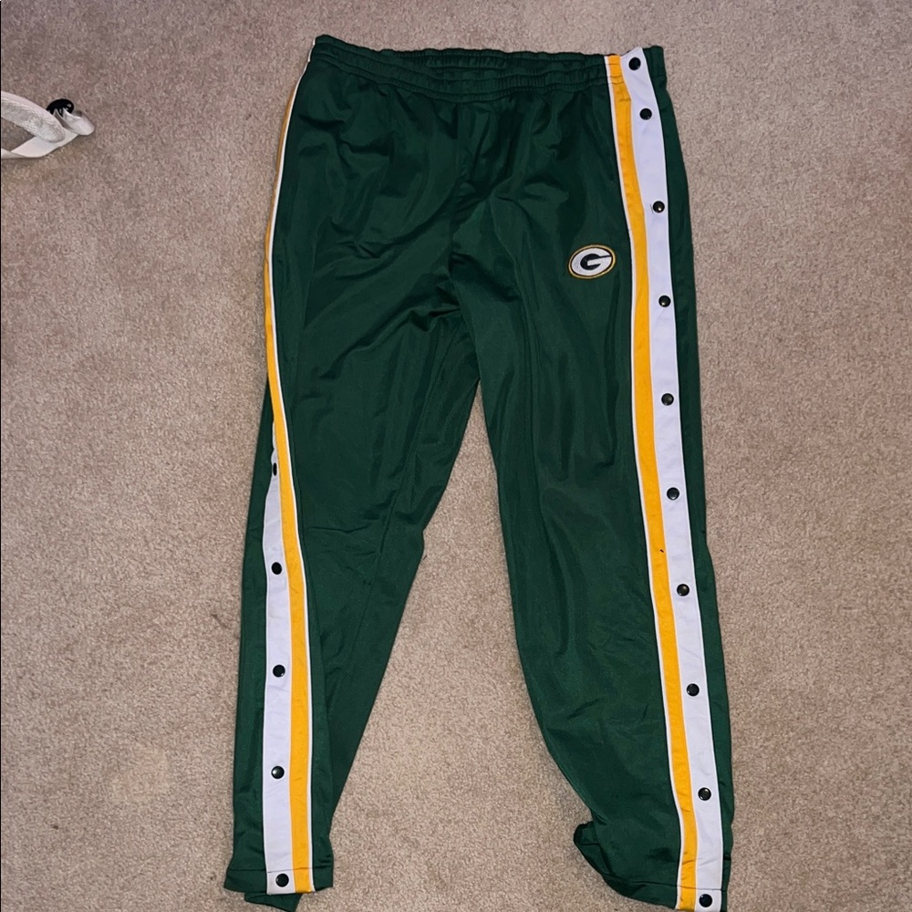 NFL Green and Yellow Track Pants